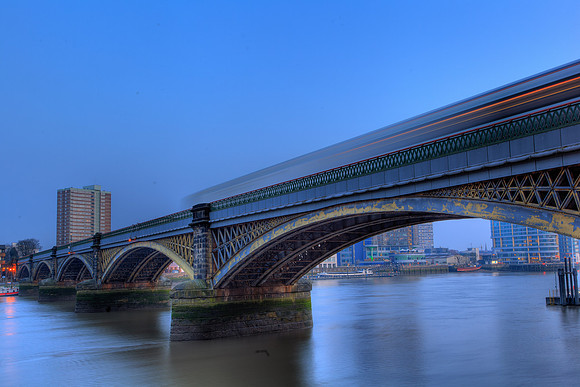 Train Bridge by Chelsea Bridge