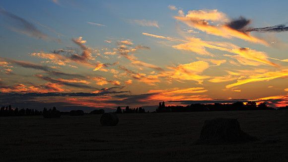 Sunset from Harvil Rd in Uxbridge
