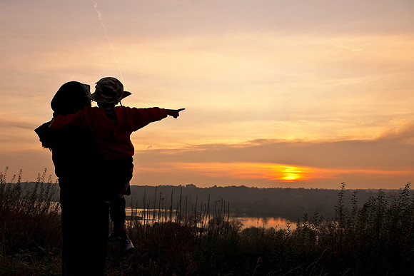 Look mum, sunset
